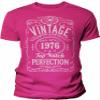 50th Birthday Gift Shirt for Men - Vintage 1976 Top Notch Perfection - Heliconia-2X view 1