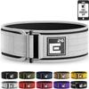 Element 26 Self-Locking Weight Lifting Belt - Premium Weightlifting Belt for Serious Functional Fitness, Weightlifting, and Olympic Lifting Athletes - Squat, Deadlift for Men & Women (Medium, White) view 1