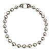DragonWeave 13mm Extra Large Silver Steel Ball Chain Mens Necklace with Durable Protective Finish - 40 inches view 1