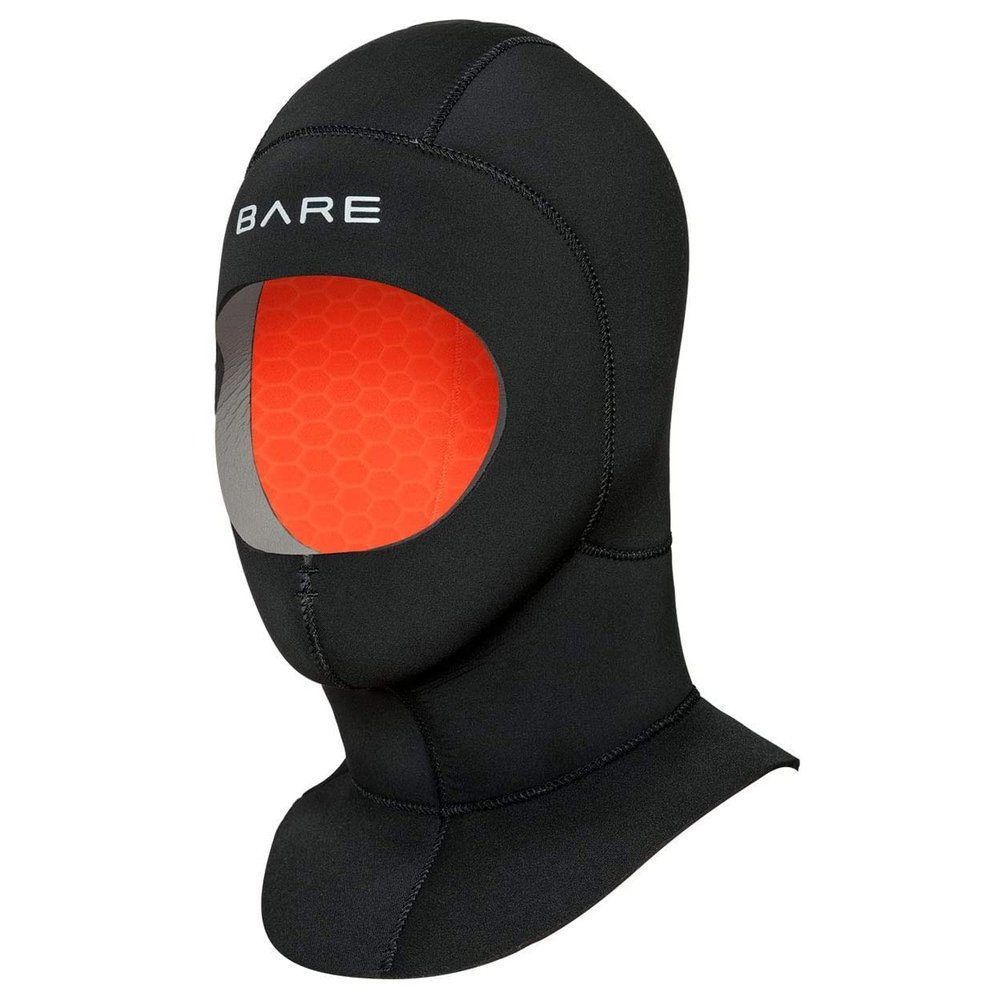 BARE 7MM Ultrawarmth Wet Hood | Designed to be Worn with BARE Wetsuit | Made with Unique Omnired Inner Fabric and Elastek Full-Stretch Outer Fabric | Great for Scuba Diving | Comfortable | XS