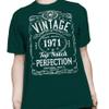 50th Birthday Gift Shirt for Men - Vintage 1976 Top Notch Perfection - Forest-2X view 3