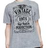 50th Birthday Gift Shirt for Men - Vintage 1976 Top Notch Perfection - Sport Grey-4X view 3
