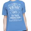 50th Birthday Gift Shirt for Men - Vintage 1976 Top Notch Perfection - Carolina-2X view 3