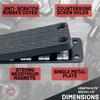 Gun Magnet Mount & Holster For Vehicle And Home I Rubber Coated w/ Adhesive Backing I 35 Lbs Rated I Firearm Accessory I Concealed Holder For Handgun, Shotgun, Pistol, Truck, Car, Wall, Vault (1) view 3