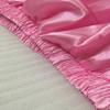Backgarden Ladies 20 Yard Elegant Satin Long Full Skirt for Ballroom Belly Dance Performance Costume Dress Pink view 3