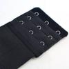 Bantoye 9pcs Bra Extender 2 Hooks/3 Hooks/4 Hooks Nylon Elastic Back Bra Band Extension Strap, Black White Nude view 3