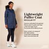 Amazon Essentials Women's Lightweight Water-Resistant Packable Hooded Puffer Coat (Available in Plus Size), Charcoal Heather, Medium view 2