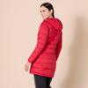 Amazon Essentials Women's Lightweight Water-Resistant Packable Hooded Puffer Coat (Available in Plus Size), Bright Poppy Red, Medium view 3