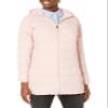 Amazon Essentials Women's Lightweight Water-Resistant Packable Hooded Puffer Coat (Available in Plus Size), Rose, X-Small view 1