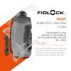FIDLOCK Twist Bottle 450ml/15oz + Base Systems | New Leak-Proof, Self-Sealing Bottle Cap | Bike Water Bottle Holder with No Screws & Attached Bottle | Cage Free Magnetic Rack | Smoke view 2