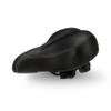 Bikeroo Extra Wide Replacement Saddle - Fits Indoor & Outdoor Bicycles - Steel Spring & Elastomer Suspension - Center Cutout - Memory Foam - Indoor view 1