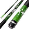 GSE Games & Sports Expert 58" 2-Piece Canadian Maple Hardwood Billiard Pool Cue Sticks for Men/Women, Great for House or Commercial/Bar Use (Green, 19 Oz) view 1