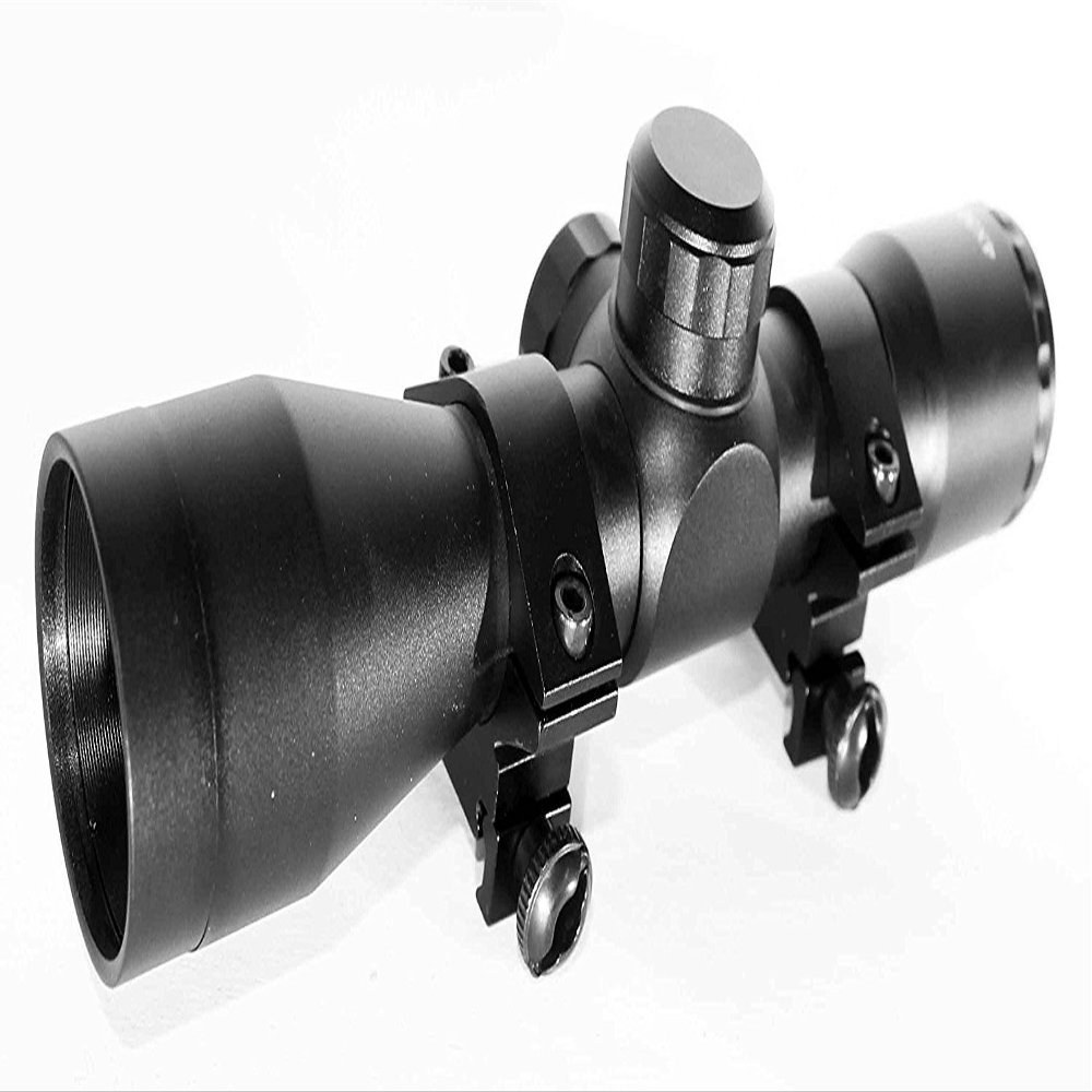 Trinity Hunting 4X32 Scope for Mossberg Patriot Predator Picatinny Weaver Mount Adapter Aluminum Black mildot Reticle Hunting Optics Tactical Accessory Target Range Gear.