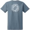 Koloa Surf Hawaiian Honu Turtle Heavyweight Tees-2XL-Stone Blue/w view 1