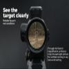 Trinity 4X32 Scope with Rings for Savage 93R17 FV-SR  Picatinny Weaver Mount, Aluminum Matte Black, Mil-Dot Reticle, Fixed 4X Optics view 2