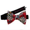 EmilyRose Couture Men's Special Prints Bow Ties (Group 2 of 2) (Large, Red Las Calaveras) view 1