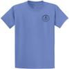 Koloa Surf Company Looking for Waves Logo Heavy Cotton Tee, Carolina Blue/Black, 4X-Large Tall view 1