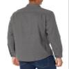 Amazon Essentials Men's Flannel Shirts, Long-Sleeve, Slim-Fit, Two-Pocket, Plaid, X-Small, Charcoal Heather view 3