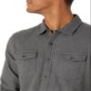 Amazon Essentials Men's Flannel Shirts, Long-Sleeve, Slim-Fit, Two-Pocket, Plaid, X-Small, Charcoal Heather view 4
