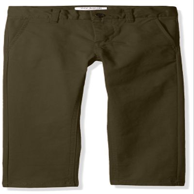 Isaac Mizrahi Big Boy's Twill Cotton Pant Pants, Green, 16