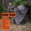 RHINO Blinds R500-MOC 3-4 Person Hunting Ground Blind, Breakup Country view 4