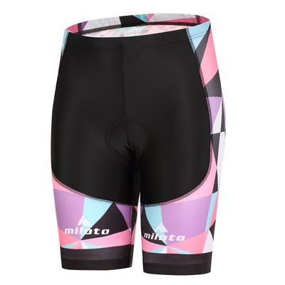 Uriah Women's Cycling Shorts 3D Coolmax Gel Padded Blue Purple Size 4XL(CN)