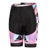 Uriah Women's Cycling Shorts 3D Coolmax Gel Padded Blue Purple Size 4XL(CN) view 1