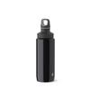 EMSA 518353 Drink2Go Light Steel Drinking Bottle 0.6 L Stainless Steel Screw Cap 100% Leak-Proof and Dishwasher Safe Drop Grey