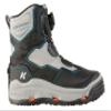 Korkers Darkhorse Women's w/Felt & Kling-On Soles, Color: Grey/Aqua, Size: 5 (FB2710-05) view 3