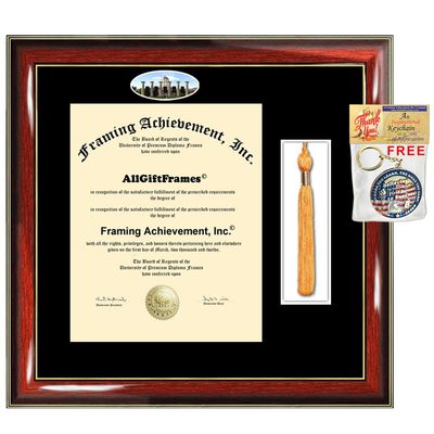 AllGiftFrames College Tassel Diploma Frame University of Missouri Columbia Degree School Campus Photo Custom Tassel Holder Degree Double Framing Graduation Gift Bachelor Master Doctorate PHD