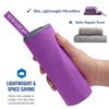 VENTURE 4TH Microfiber Travel Towel - Sports Towel: Quick Dry Towels for Gym, Beach, Camping, Backpacking, Swimming - 6 Foot Long (Purple-Gray XL) view 2