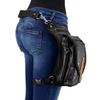 Milwaukee Leather MP8899 Black Conceal and Carry Leather Thigh Bag with Waist Belt - One Size view 2
