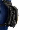 Milwaukee Leather MP8899 Black Conceal and Carry Leather Thigh Bag with Waist Belt - One Size view 3