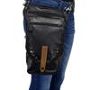 Milwaukee Leather MP8899 Black Conceal and Carry Leather Thigh Bag with Waist Belt - One Size view 4