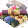 Non Slip Durable TPE - Lightweight - Eco-Friendly - Pilates Yoga Mat with Strap-Dark Blue view 2