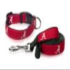 ZEP-PRO Alabama Crimson Tide Dog Collar & Leash Combo - NCAA UAL Red Black - Made in The U.S.A. (Medium (14-20")) view 1