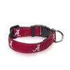 ZEP-PRO Alabama Crimson Tide Dog Collar & Leash Combo - NCAA UAL Red Black - Made in The U.S.A. (Medium (14-20")) view 3