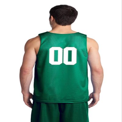Custom Basketball Reversible Jersey Both Sides - Numbers Only On Back of Both Sides (XXX-Large, Kelly Green)