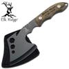 Elk Ridge Personalized Laser Engraved Pocket Axe, Father's Day & Groomsmen Gift, Graduation Gift, Free Engraving, EDC Leather Sheath for Compact Draw Axe (ER-199) view 1