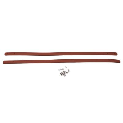 CH 2pcs / pair Women Girls Detachable PU Leather Bag Strap Belt Handle Shoulder Bag Accessories Belt Handbag Strap (Color1)