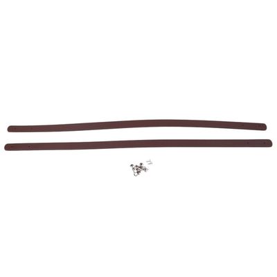 CH 2pcs / pair Women Girls Detachable PU Leather Bag Strap Belt Handle Shoulder Bag Accessories Belt Handbag Strap (Color2)