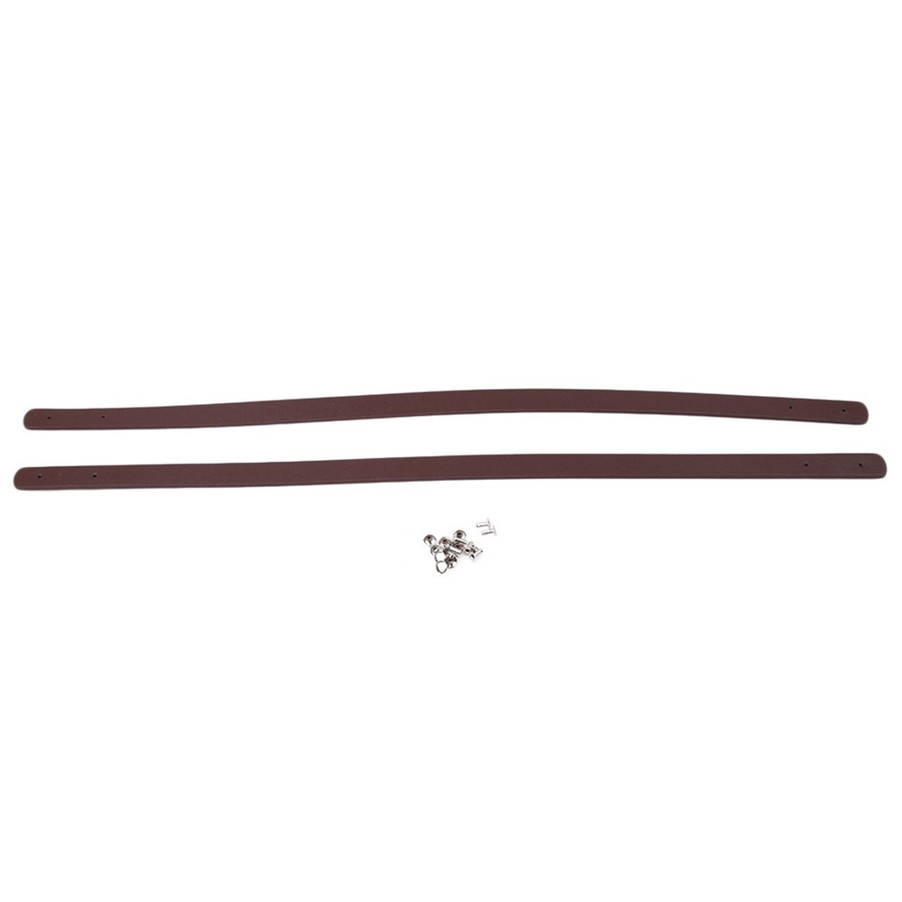 CH 2pcs / pair Women Girls Detachable PU Leather Bag Strap Belt Handle Shoulder Bag Accessories Belt Handbag Strap (Color2)