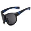 Eyekepper Sports Bifocal Sunglasses TR90 Unbreakable Outdoor Readers Matte Black-Blue Frame Grey Lens +1.0 view 1