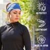 Sports Headbands for Men Moisture Wicking Sweatbands for Women, Lightweight Yoga Hair Bands, Crossfit Or Running Gear, Thin Elastic Workout Head Wraps Khaki view 3