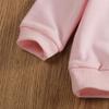 ITFABS Newborn Baby Girls Donuts Romper Summer Clothes Short Sleeve Bodysuits + Headband Outfits(0-6 M, Pink) view 4
