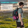 Your Choice Quick Dry Towel - Super Absorbent Microfiber for Gym, Travel, Camping | Ultra Compact & Lightweight(XXL/Rose Red) view 4