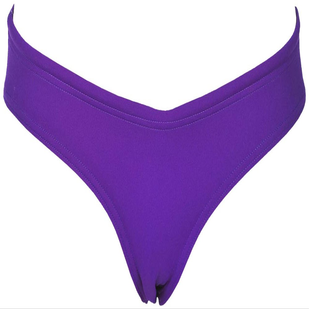 arena Rulebreaker UNIQUE Brief Bikini Bottoms Athletic Sport Swimsuit for Women, Mirtilla, Large