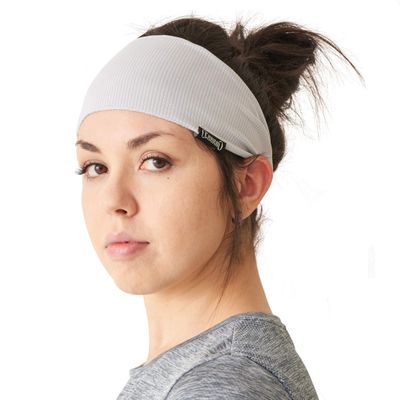 CHARM Sports Headbands for Men Moisture Wicking Sweatbands, Light Gray