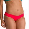 ARENA Rulebreaker Unique Brief Bikini Bottoms Athletic Sport Swimsuit for Women, Fluorescent Red, X-Small view 1