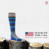Fox River Unisex-Youth Big Kids Day Medium-Weight Ski Snow Over-The-Calf Socks (2 Pair Pack), Blue Asst, Small view 2
